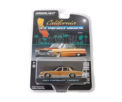 1985 Chevrolet Caprice Ljusguld Sandstone California Lowriders Greenlight