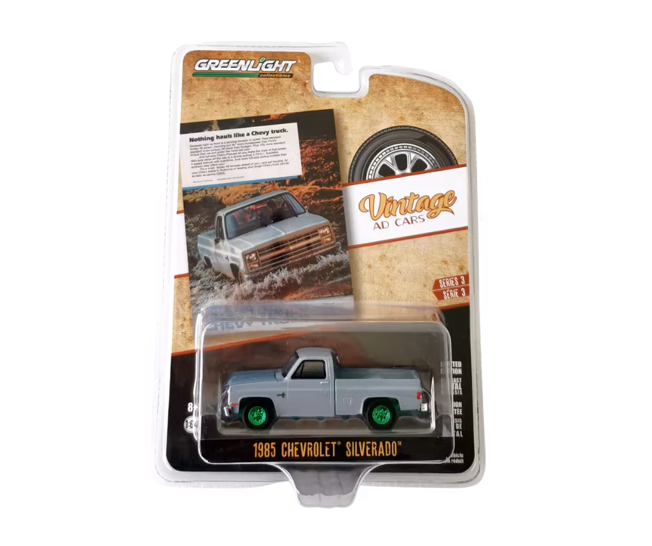 1985 Chevrolet Silverado Stålgrå Green Machine Greenlight