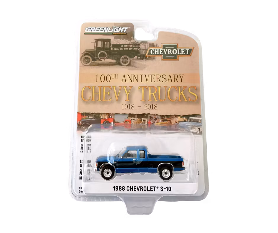 1988 Chevrolet S-10 Mörkblå Greenlight