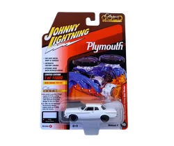 1962 Plymouth Savoy Max Wedge Vit Johnny Lightning