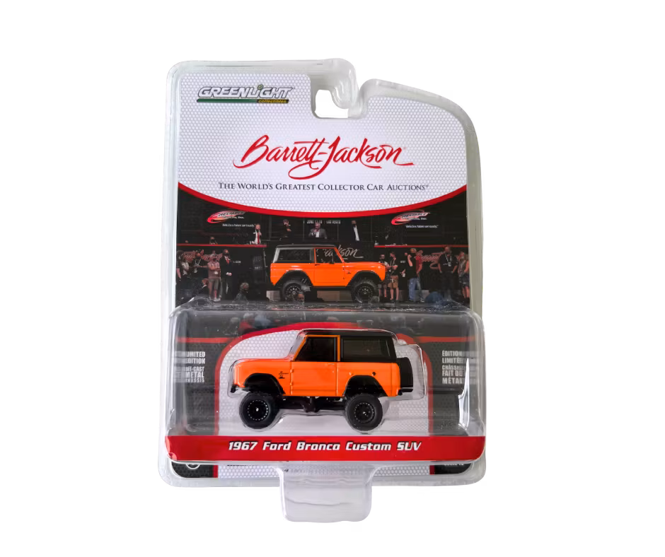1967 Ford Bronco Custom SUV Orange Greenlight