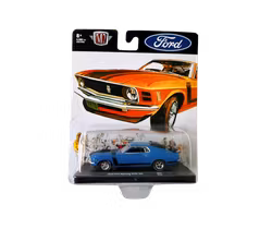 1970 Ford Mustang Boss 302 Blå M2 Machines