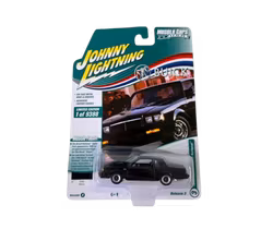1986 Buick Regal Grand National svart Johnny Lightning