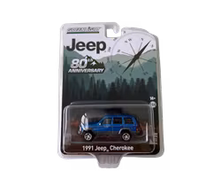 1991 Jeep Cherokee Blå Greenlight