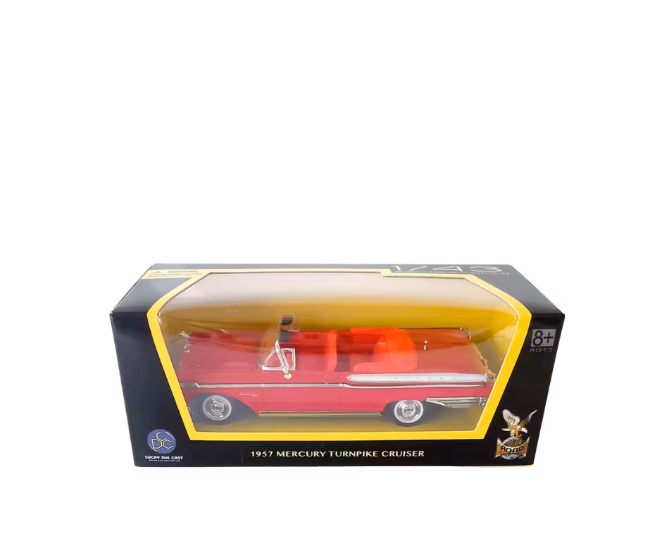 1957 Mercury Turnpike Cruiser Convertible Röd Road Signature