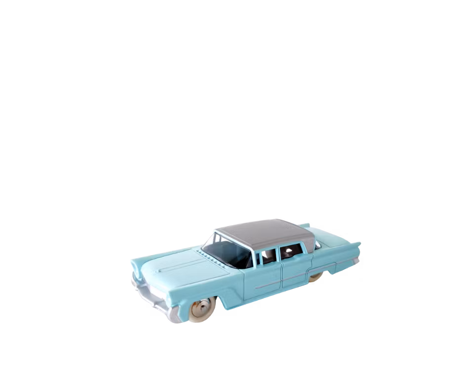1958 Lincoln Premiere Landau 4D Sedan Pastellblå Dinky Toys