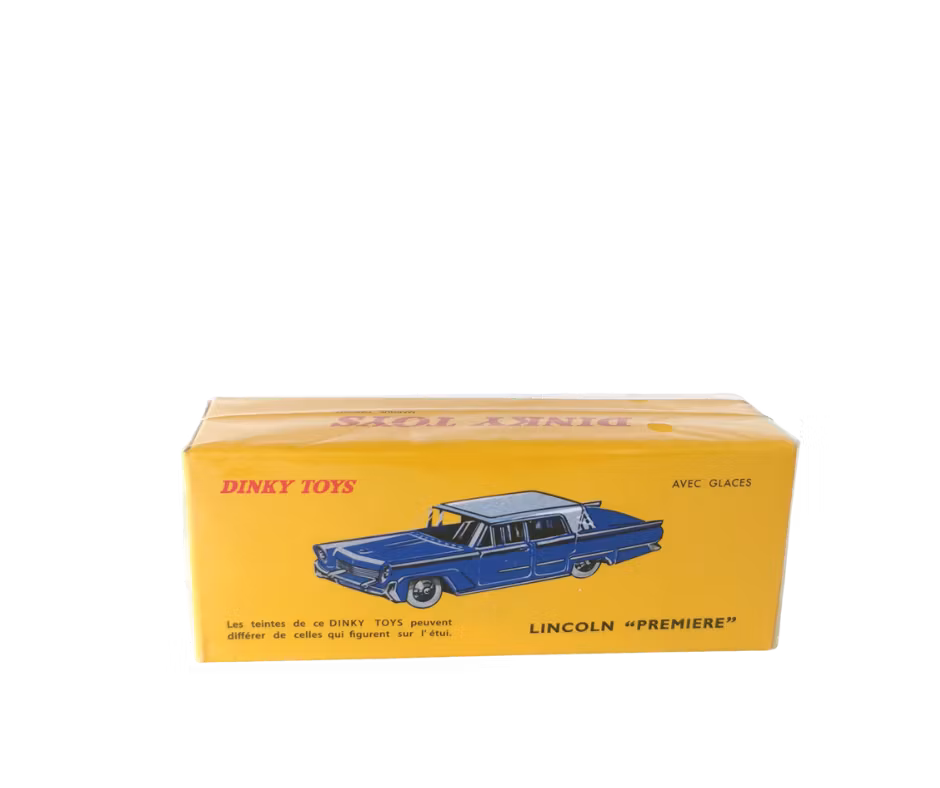 1958 Lincoln Premiere Landau 4D Sedan Pastellblå Dinky Toys