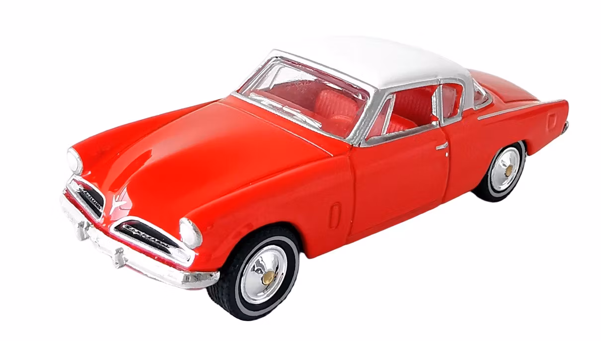 1953 Studebaker Commander Starliner Scarlet Red Greenlight