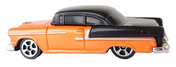 1955 Chevrolet Bel Air Metflake Orange Maisto