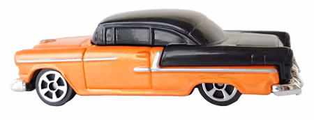 1955 Chevrolet Bel Air Metflake Orange Maisto