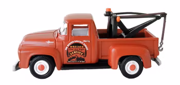 1956 Ford f-100 Tow Truck Matt Terracottaröd The Busted Knuckle Garage Greenlight