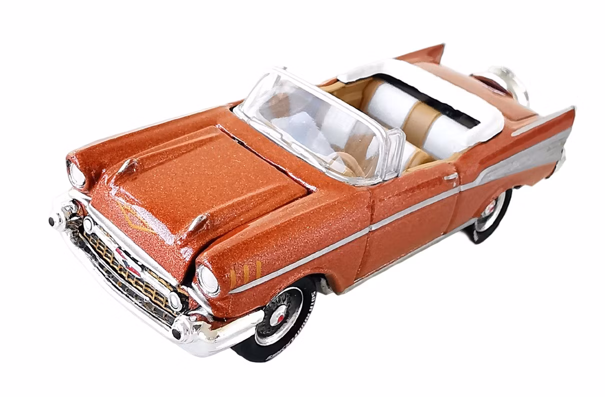 1957 Chevrolet Bel Air Conv Sierra Gold Johnny Lightning