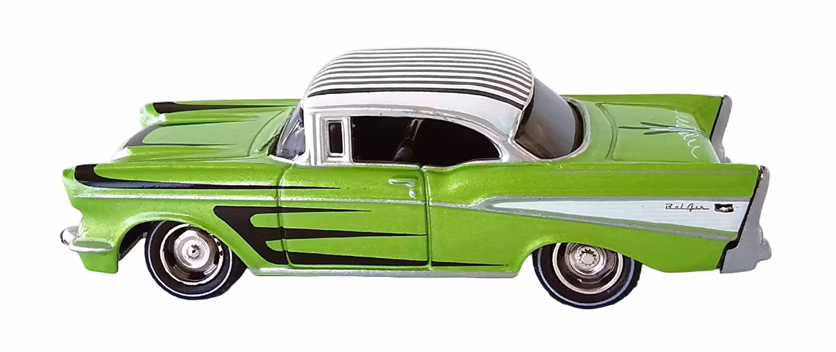 1957 Chevrolet Bel Air Spring Green Johnny Lightning
