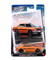 1971 Nissan Skyline HT 2000 GT-R Orange Hot Wheels Silver Series