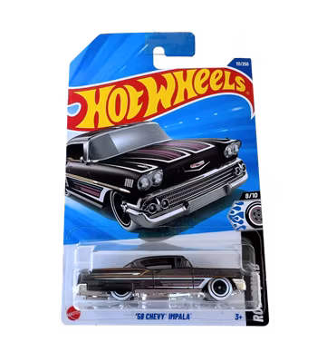 1958 Chevrolet Impala Lila Metallic Rod Squad Hot Wheels