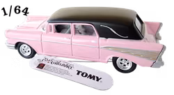 1957 Chevrolet Hearse Ljusrosa Ertl