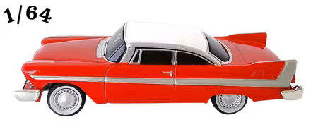 1958 Plymouth Fury Christine Röd Evil Version Greenlight