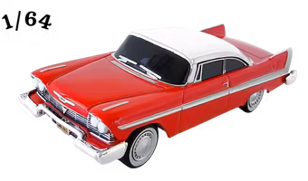 1958 Plymouth Fury Christine Röd Evil Version Greenlight