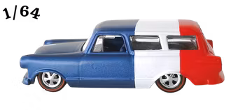 1960 Rambler Custom Mörkblå/Vit/Röd Johnny Lightning