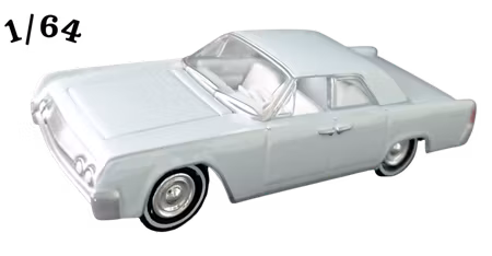 1961 Lincoln Continental Pale Glacier Blue Johnny Lightning