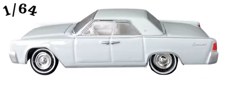 1961 Lincoln Continental Pale Glacier Blue Johnny Lightning