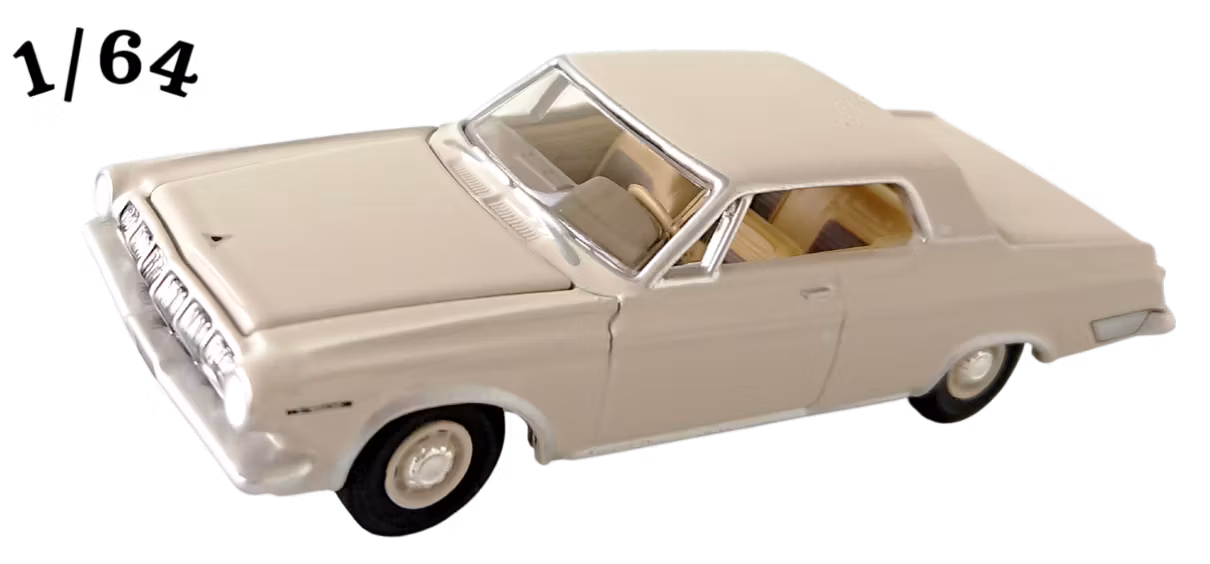 1963 Dodge Polara 500 Max Wedge 426 Auto World Beige/Blå/Grön