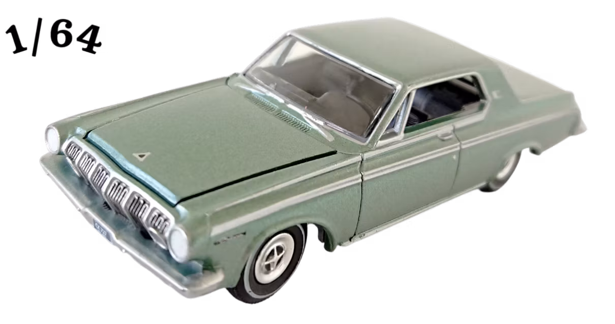 1963 Dodge Polara 500 Max Wedge 426 Auto World Beige/Blå/Grön