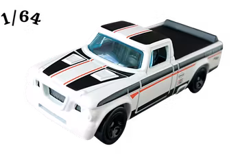 1963 Studebaker Champ Hot Wheels Vit Svart / Vit Blå