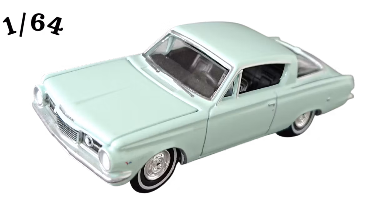 1964 Plymouth Barracuda Ljus Mintgrön Auto World