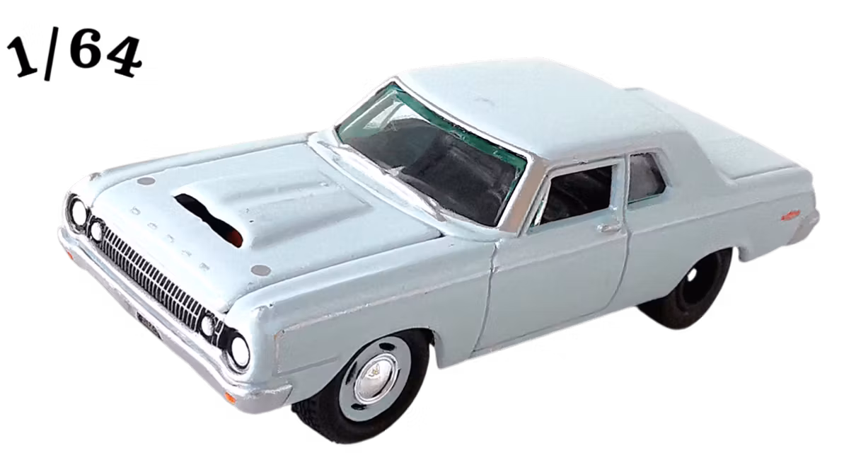 1964 Dodge 330 Pale Glacier Blue Johnny Lightning