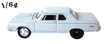 1964 Dodge 330 Pale Glacier Blue Johnny Lightning