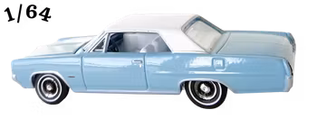 1964 Pontiac Grand Prix Auto World Ljusblå alt. Petrolblå