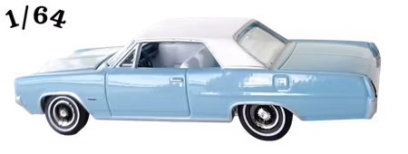 1964 Pontiac Grand Prix Auto World Ljusblå alt. Petrolblå