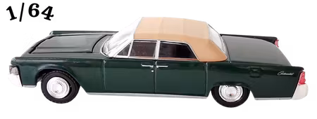 1965 Lincoln Continental Greenlight Skogsgrön alt. Ljusblå