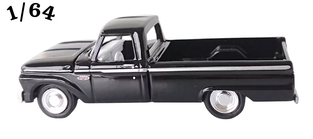 1965 Ford F-100 F11 351 Svart Racing Champions