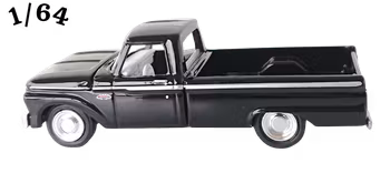 1965 Ford F-100 F11 351 Svart Racing Champions