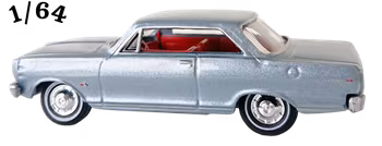 1965 Chevrolet Nova SS Grå Johnny Lightning