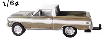 1965 Ford Ranchero Champagne Johnny Lightning