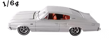 1966 Dodge Charger 426 Silver M2 Machines