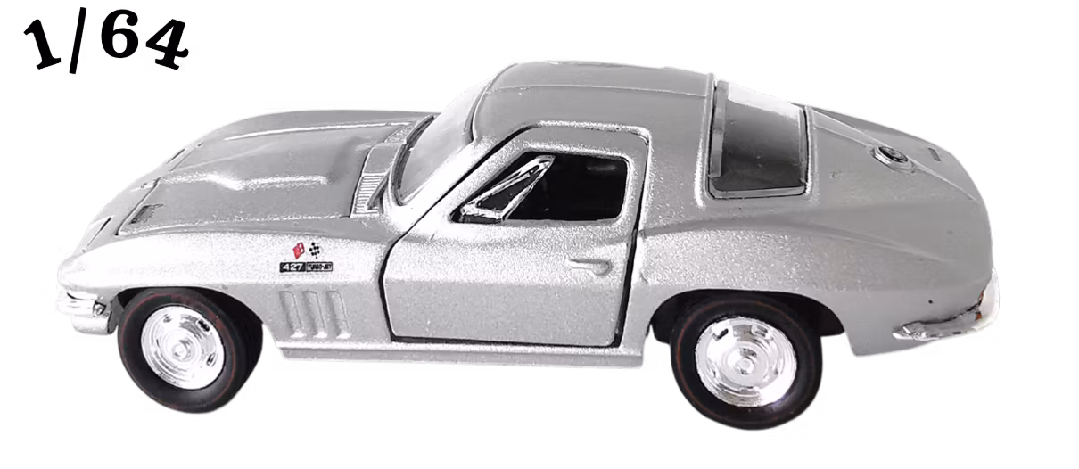 1966 Chevrolet Corvette 427 Silver M2 Machines