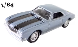 1967 Chevrolet Camaro Stålblå Christine Reppertons Johnny Lightning