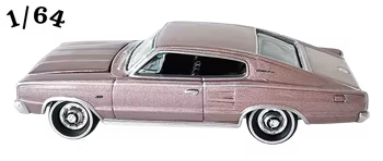 1967 Dodge Charger 426 Mauve Johnny Lightning