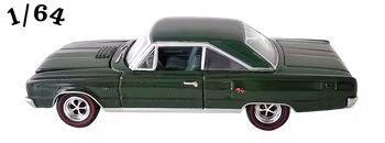 1967 Dodge Coronet RT 426 Hemi Skogsgrön Greenlight