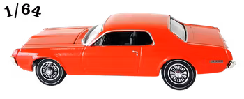 1967 Mercury Cougar Scarlet Red Greenlight