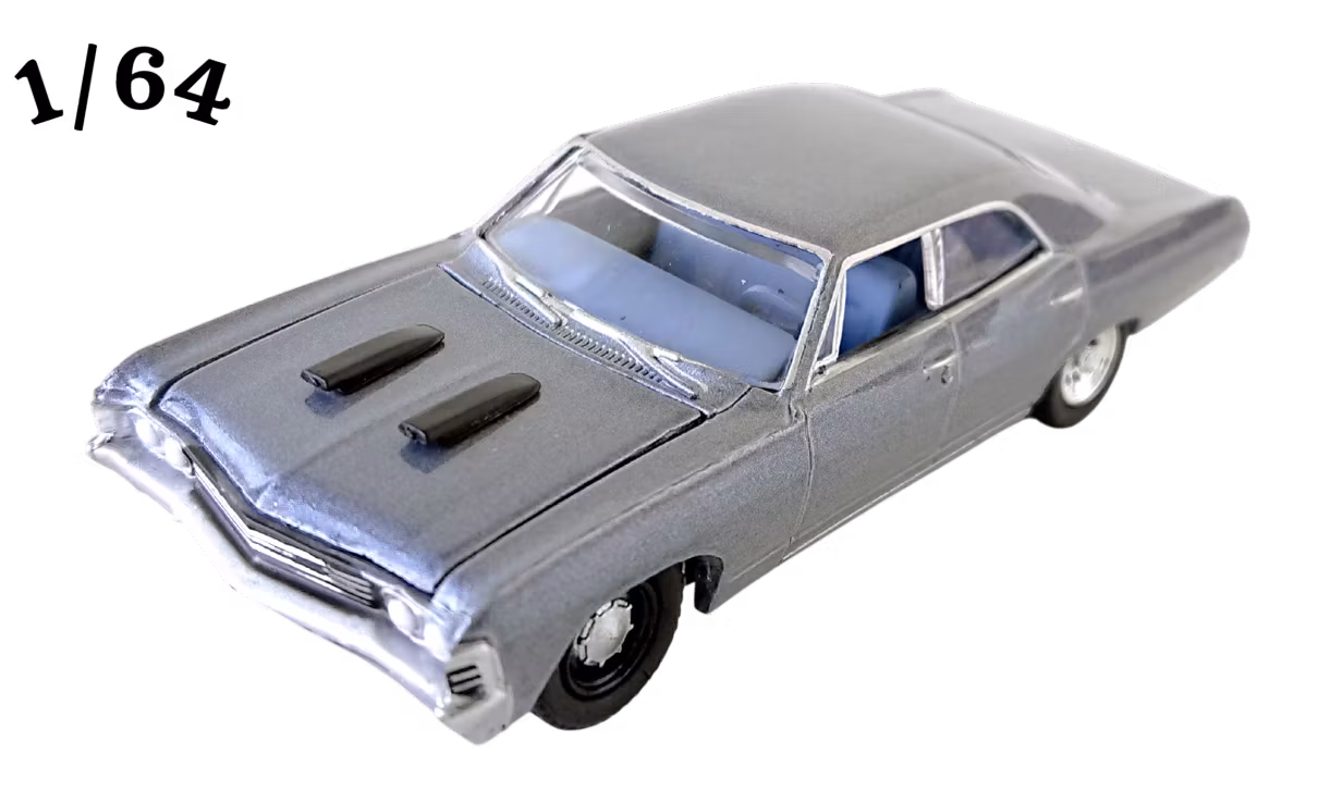 1967 Chevrolet Impala Grå The A-team Greenlight