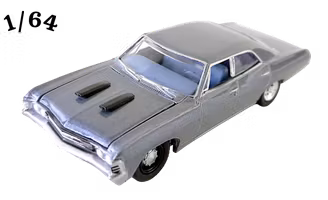 1967 Chevrolet Impala Grå ''The A-team'' Greenlight