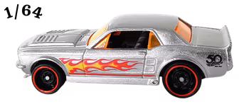 1967 Ford Mustang Coupé Zamac Hot Wheels