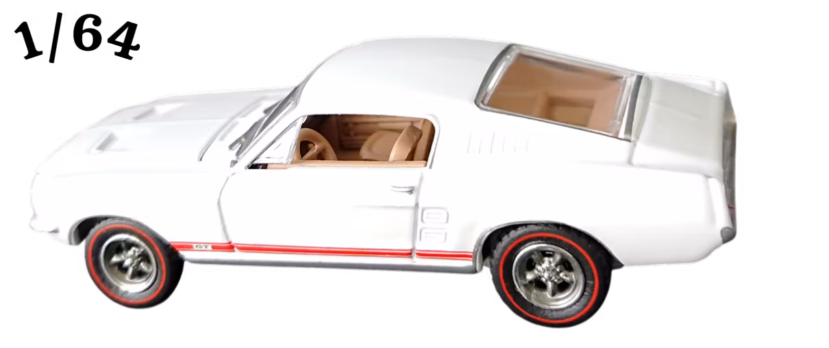 1967 Ford Mustang GT Vit Auto World