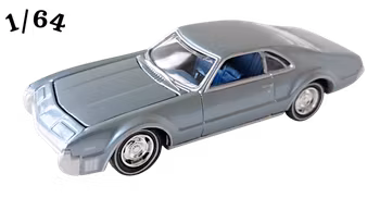 1967 Oldsmobile Toronado Met Stålblå Johnny Lightning