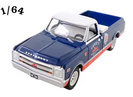 1968 Chevrolet C-10 Mörkblå Chevron Greenlight